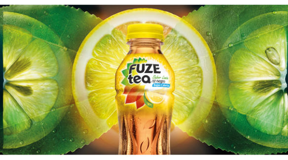 Coca-Cola's Fuze tea joins the company's growing roster of billion dollar brands.  Fuze surpassed a billion dollar in annual sales in 2014.  Image courtesy of coca-colacompany.com.