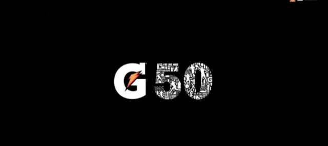 Gatorade celebrate's its 50th birthday with a commercial highlighting its most memorable sports moment.